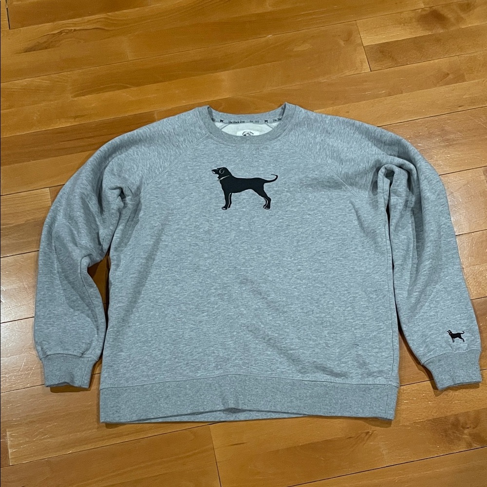 The Black Dog Light Gray Sweatshirt with Iconic Logo
